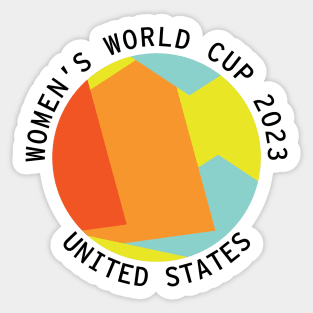 Women's World Cup 2023 Soccer Sticker